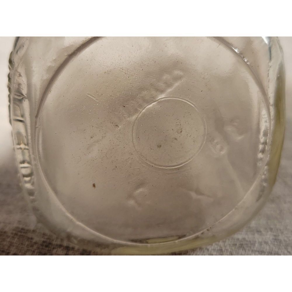 Masons Dairy Duraglas 17 62 Embossed Half Pint Milk Bottle Vintage - Picture 13 of 15